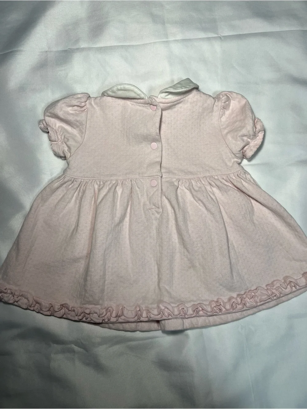 Disney Winnie The Pooh L Is For Love‎ Pink Dress Baby Girl 6-9M Floral